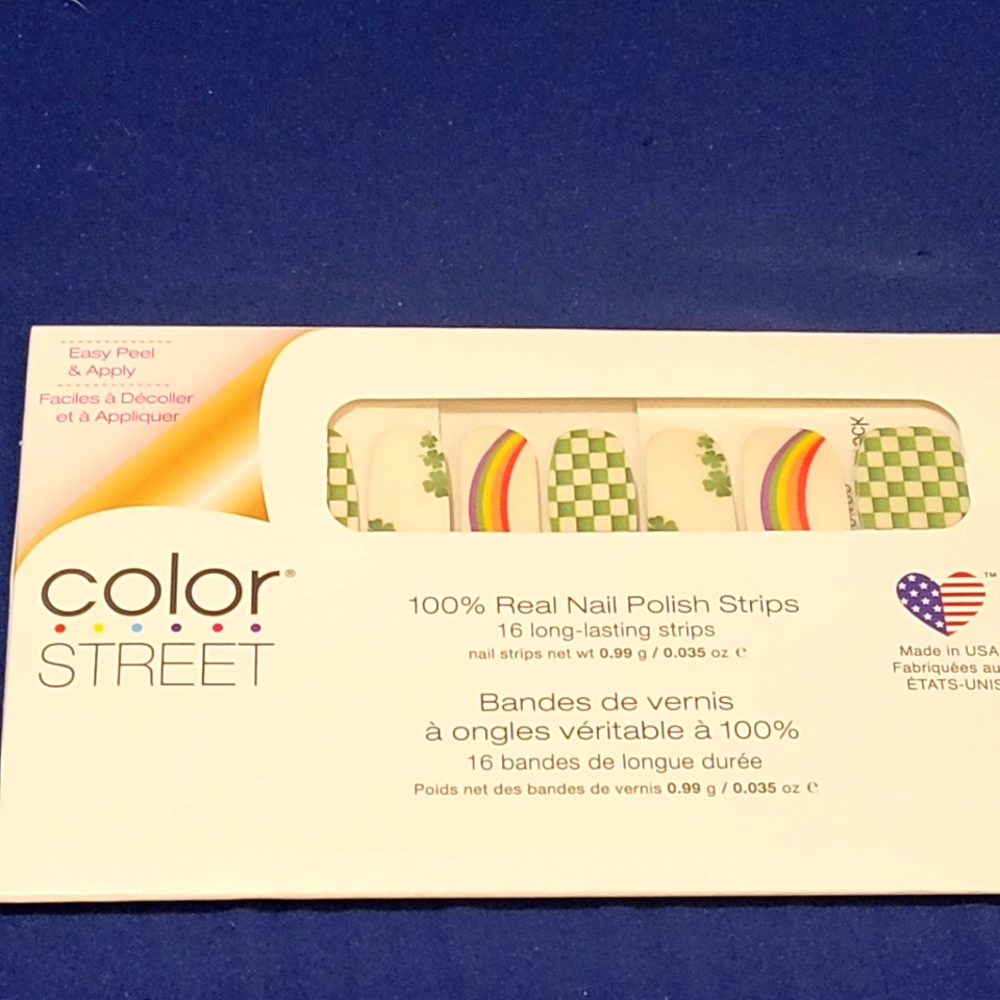 Color Street nail strips Shake Your Shamrock